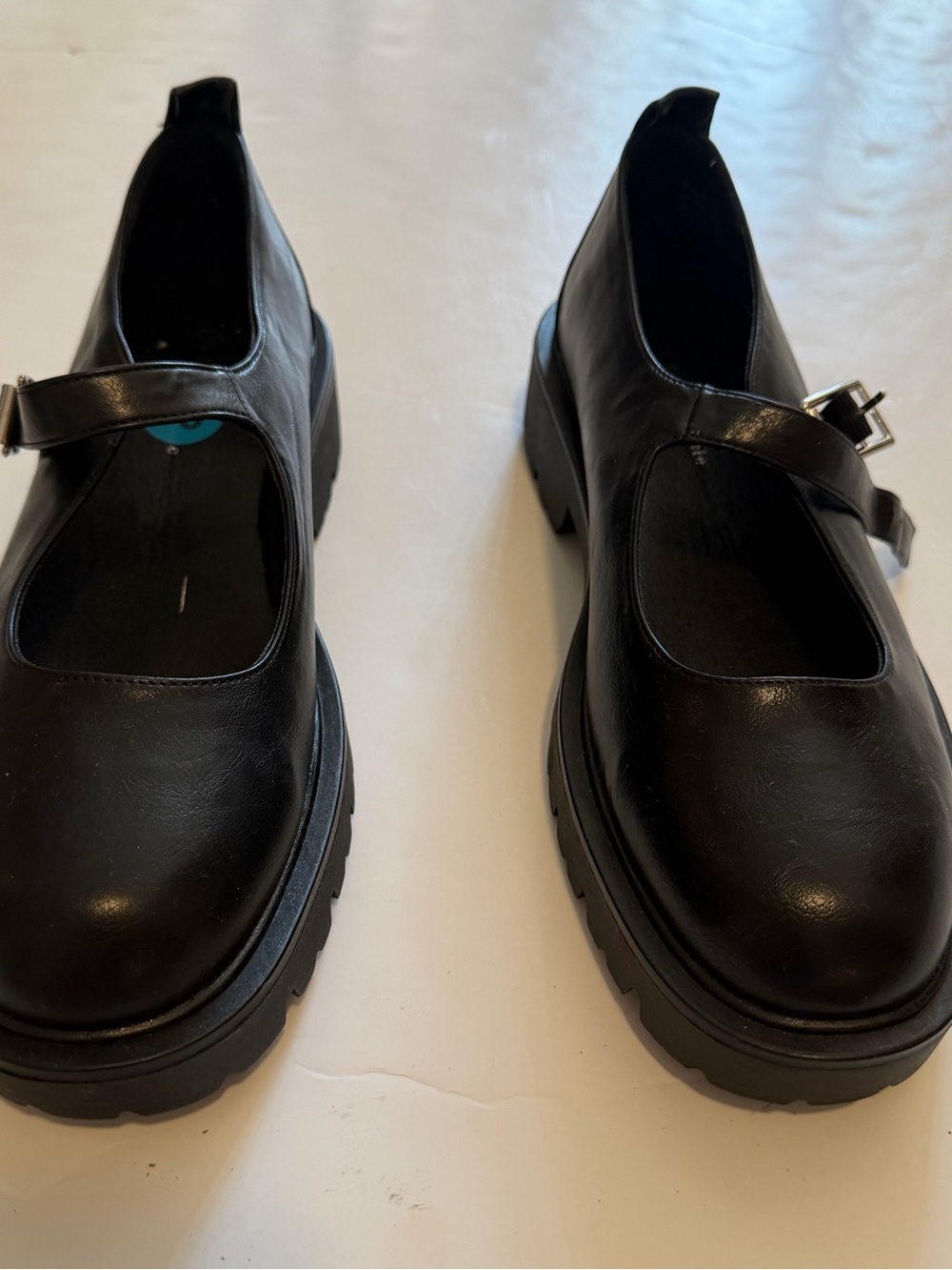 Black Mary Jane Platform Loafers - Sleek Women's Flats